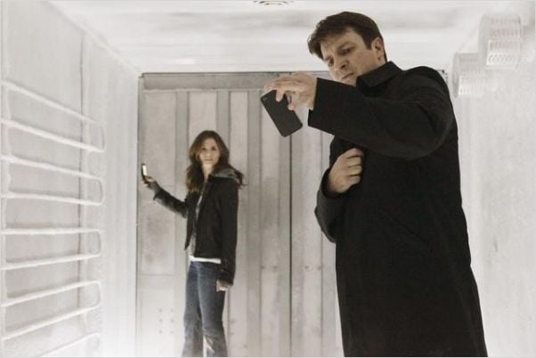 Castle : photo Nathan Fillion, Stana Katic