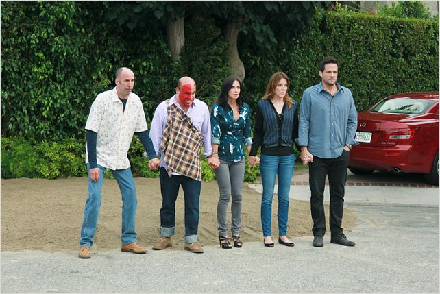Cougar Town : photo Bob Clendenin, Christa Miller-Lawrence, Courteney Cox, Ian Gomez, Josh Hopkins