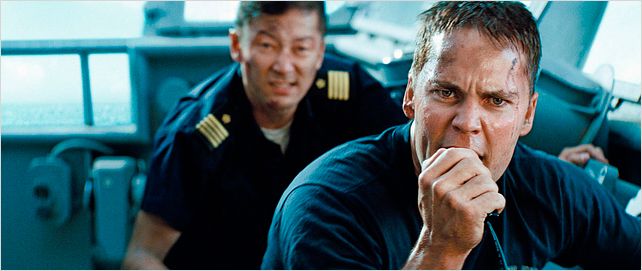 Battleship : photo Tadanobu Asano, Taylor Kitsch