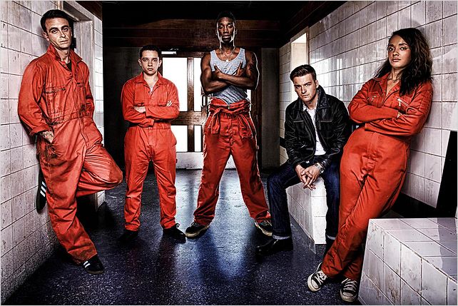 Photo Joseph Gilgun, Karla Crome, Matt Stokoe, Nathan McMullen, Nathan Stewart-Jarrett