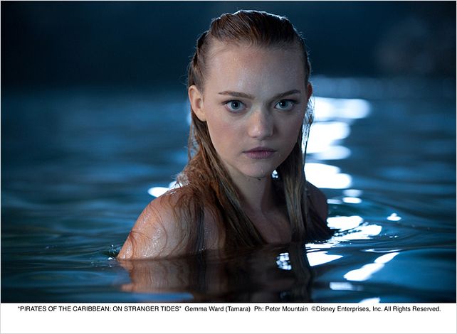Pirates des Caraïbes : la Fontaine de Jouvence : photo Gemma Ward, Rob Marshall