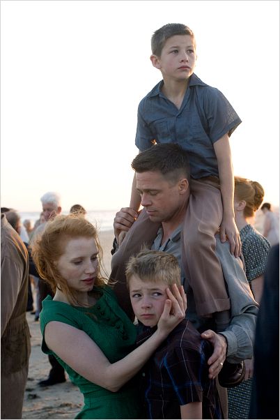 The Tree of Life : Photo Brad Pitt, Jessica Chastain, Laramie Eppler, Terrence Malick, Tye Sheridan