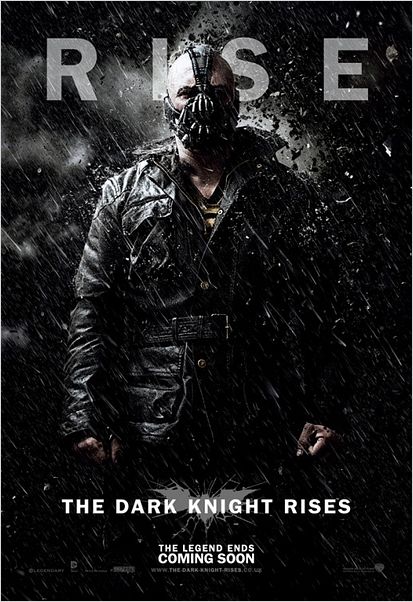 The Dark Knight Rises : Affiche Christopher Nolan, Tom Hardy