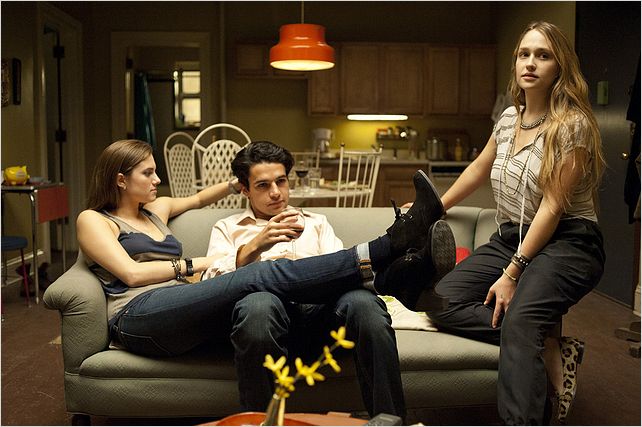 Girls : photo Allison Williams, Christopher Abbott, Jemima Kirke