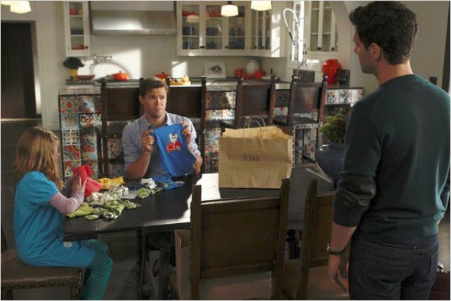 The New Normal : photo Andrew Rannells, Bebe Wood, Justin Bartha