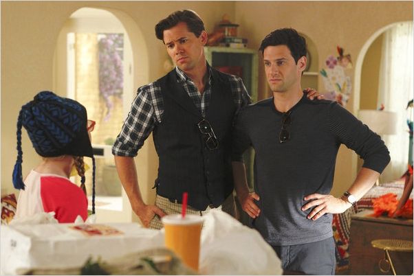 The New Normal : photo Andrew Rannells, Bebe Wood, Justin Bartha
