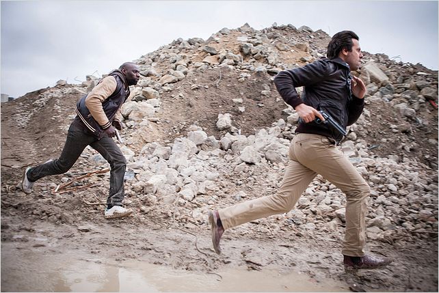 De l'autre côté du périph : photo Laurent Lafitte, Omar Sy