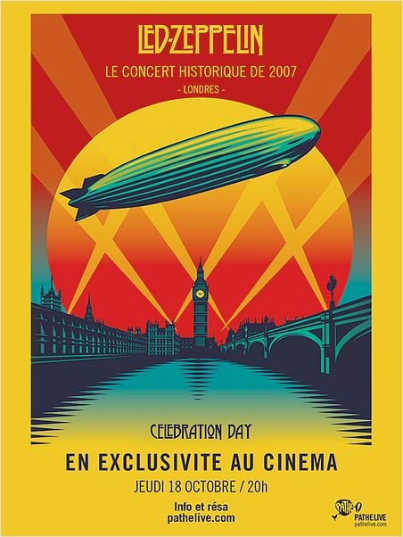 Concert : Led Zeppelin - Celebration Day : affiche