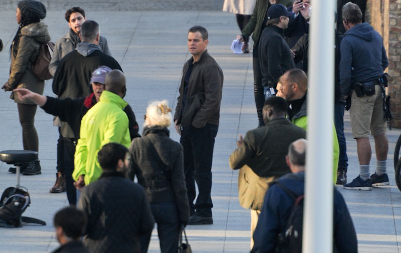Matt Damon sur le tournage de Jason Bourne 5