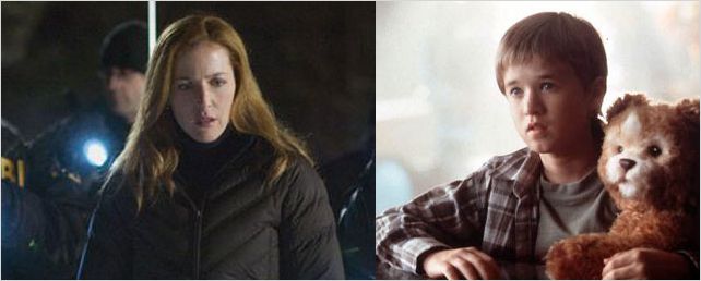 Gillian Anderson et Haley Joel Osment dans le film de SF "I'll follow you down"