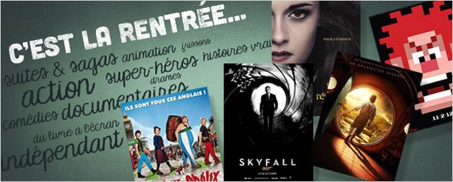 Les bandes annonces de la rentrée 2012 !