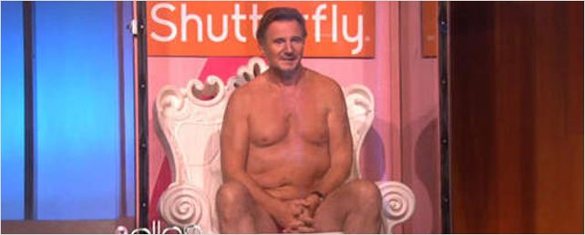 Liam Neeson pose nu dans une émission !