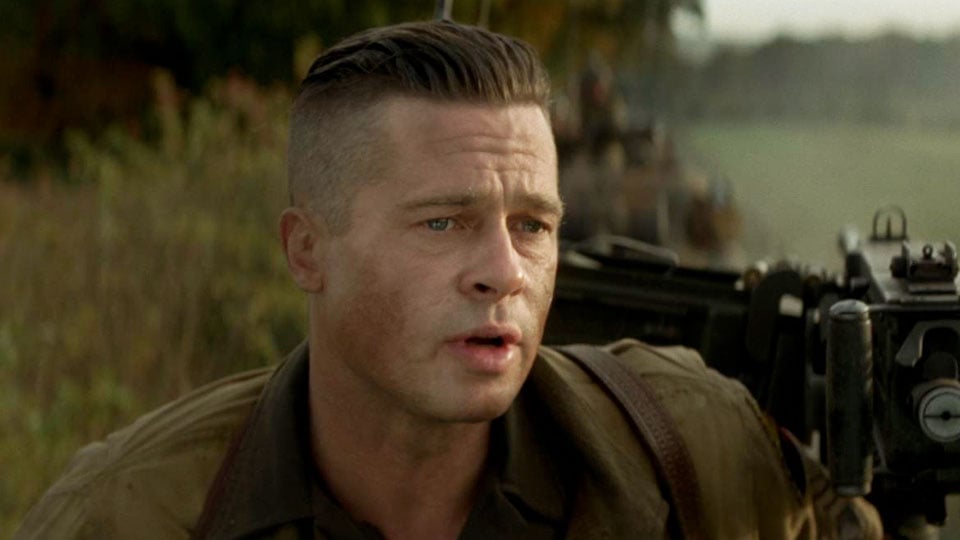 Coupe De Cheveux Brad Pitt Fury - Épinglé sur wardaddy