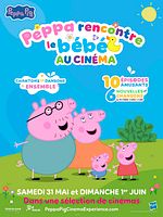 poster de Peppa rencontre le bébé, au cinéma