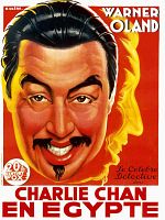poster de Charlie Chan en Egypte
