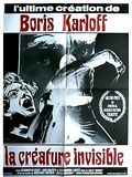 poster de La Creature invisible