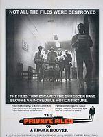 poster de The Private Files of J. Edgar Hoover