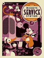 poster de Mickey garagiste