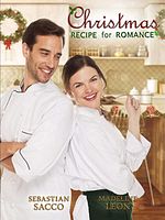 poster de Noël, cuisine et romance