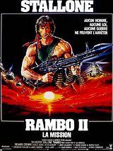 Affiche de Rambo II : la mission, film à voir en streaming sur Pygargue