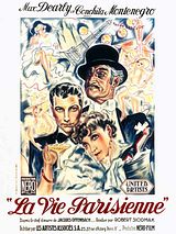 Affiche de La Vie parisienne, film à voir en streaming sur Pygargue