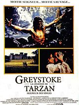 Affiche de Greystoke, la légende de Tarzan, film à voir en streaming sur Pygargue