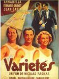 Affiche de Varietes, film à voir en streaming sur Pygargue