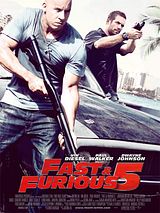 Affiche de Fast and Furious 5, film à voir en streaming sur Pygargue