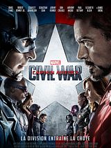 Affiche de Captain America: Civil War, film à voir en streaming sur Pygargue