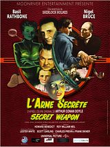 Affiche de Sherlock Holmes et l'arme secrète, film à voir en streaming sur Pygargue