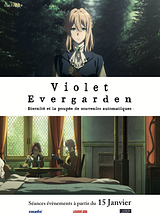 Affiche de Violet Evergarden : Eternité et la poupée de souvenirs automatiques, film à voir en streaming sur Pygargue