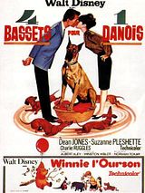 Affiche de Quatre bassets pour un danois, film à voir en streaming sur Pygargue