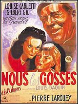 Affiche de Nous, les gosses, film à voir en streaming sur Pygargue
