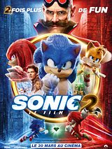 Affiche de Sonic 2 le film, film à voir en streaming sur Pygargue