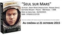 Seul sur Mars : le roman lu par la voix de Matt Damon