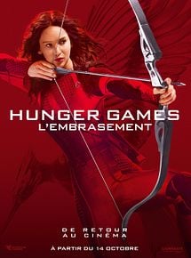 Affiche de Hunger Games - L'embrasement, film à voir en streaming sur Pygargue