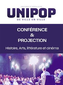 Affiche de Conférence Unipop de Ville en Ville, film à voir en streaming sur Pygargue
