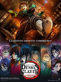 Affiche de Demon Slayer: Kimetsu no Yaiba La Forteresse Infinie Film 3, film à voir en streaming sur Pygargue