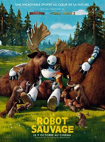 Affiche de Le Robot Sauvage, film à voir en streaming sur Pygargue