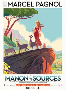Affiche de Manon des Sources, film à voir en streaming sur Pygargue