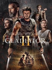 Affiche de Gladiator II, film à voir en streaming sur Pygargue
