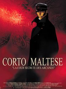 Affiche de Corto Maltese, la cour secrète des arcanes, film à voir en streaming sur Pygargue