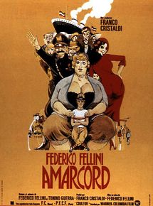 Affiche de Amarcord, film à voir en streaming sur Pygargue
