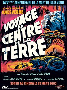 Affiche de Voyage au centre de la Terre, film à voir en streaming sur Pygargue