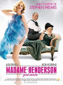 Affiche de Madame Henderson présente, film à voir en streaming sur Pygargue