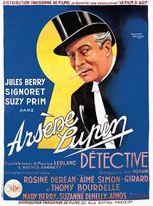 Affiche de Arsene Lupin détective, film à voir en streaming sur Pygargue