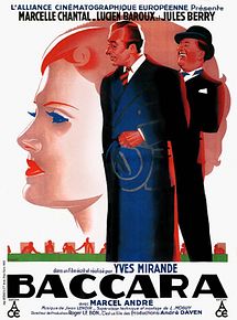 Affiche de Baccara, film à voir en streaming sur Pygargue