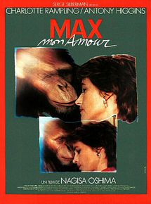 Affiche de Max Mon Amour, film à voir en streaming sur Pygargue