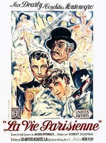 Affiche de La Vie parisienne, film à voir en streaming sur Pygargue