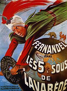 Affiche de Les Cinq sous de Lavarède, film à voir en streaming sur Pygargue